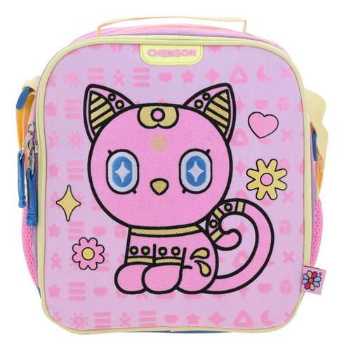 Lonchera Escolar Termica Chenson Happy Girl Gispy Hg70355-p Rosa Gato