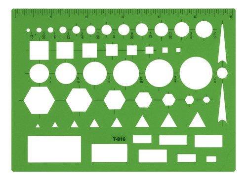 Plantilla De Dibujo Técnico De Westcott (t-816)