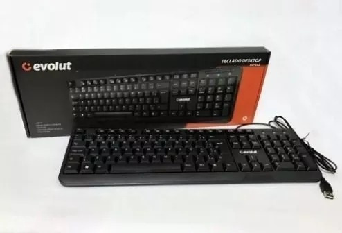 Teclado Com Fio Evolut Eo-202