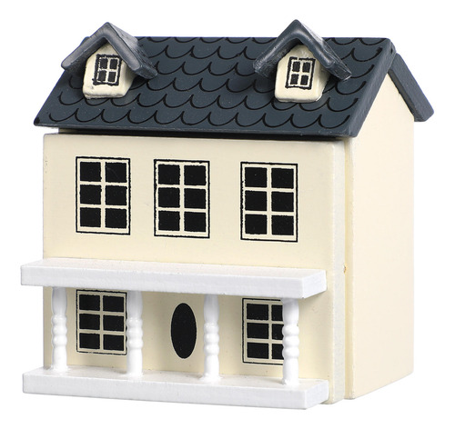 Adorno De Casa Pequeña Modelo Casa Miniatura De Madera Tiny