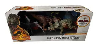 Set 3 Mini Dinosaurios 6cm Artic Jurassic World Ataque Extre