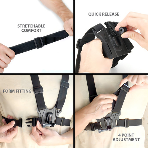 Pechera Chest Mount Gopro Montura Para Pecho Camara Go Pro