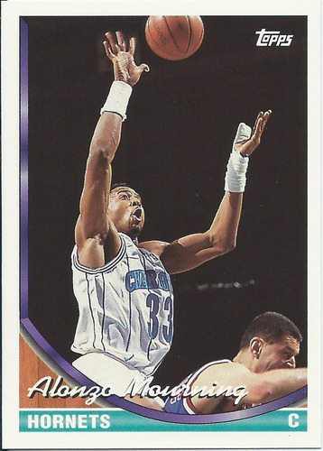 Barajita Alonzo Mourning Topps 1993-94 #170 Hornets