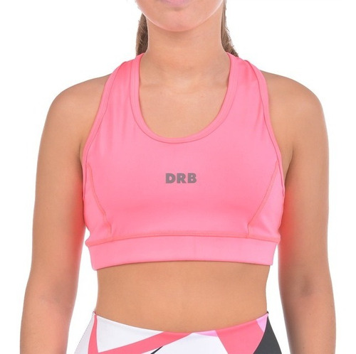 Top Deportivo Mujer Drb Shades Con Transparencia Fitness Run