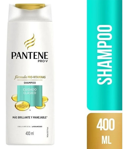 Pack De 12 Shampoo Pantene Pro-v Cuidado Clasico 400 Ml