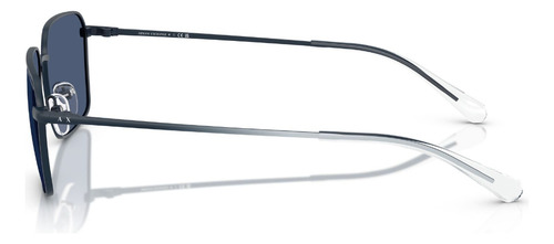 Lentes De Sol Armani Exchange Ax2053s609980 Color Azul Lente Azul Varilla Azul Armazón Azul Diseño Lentes De Sol Ax2053s Matte Blue Armani Exchange