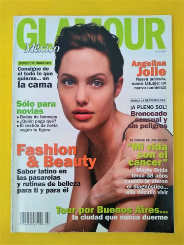 Angelina Jolie Revista Glamour Alejandro Fernandez Eva Mendz