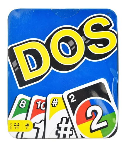 Dos Juego De Cartas Caja Metalica Azul Mattel Cd