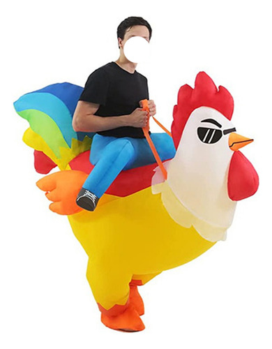 Set Inflable Para Fiestas Con Forma De Gallo, 80 190 Cm, C