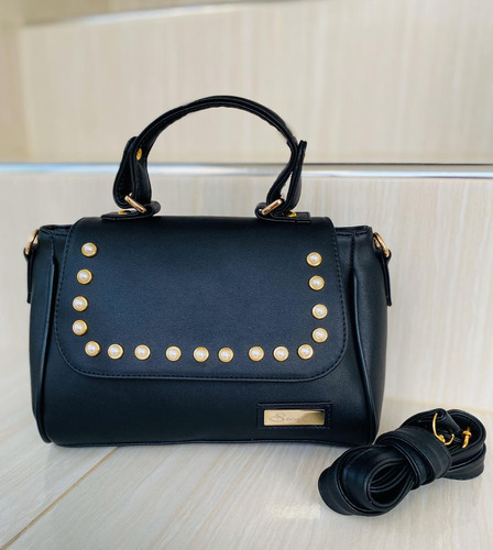 Bolsos Carriel De Mujer Hermoso Diseño Nuevo Color Negro