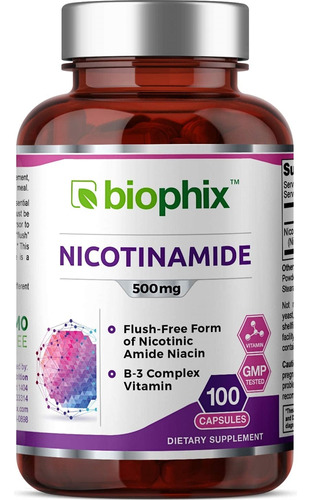 Suplemento Vitamina B3 Nicotinamid - Unidad a $2189