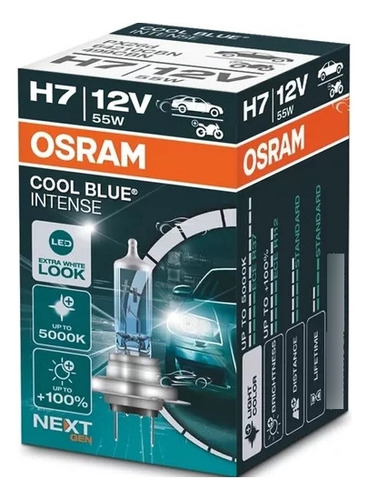 Lampara H7 Cool Blue Intense Px26d 12v 55w Osram 64210cbi