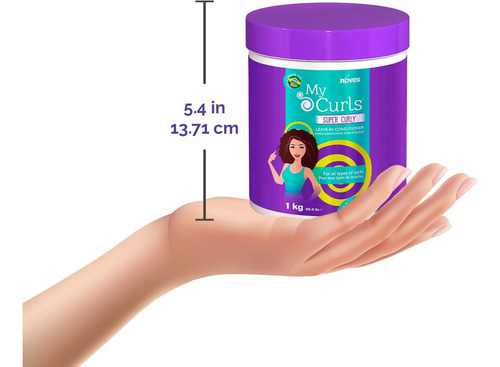 Novex My Curls Super Curly Deep Acondicionador Dejar En - 35