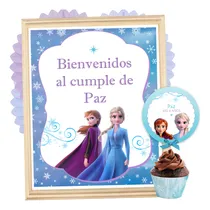 Comprar Kit Imprimible Frozen 2 Cumpleaños Decoración + Candybar