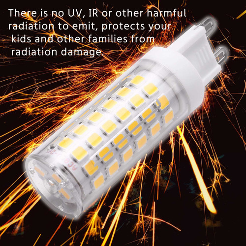 100 Bombillas Led A310w G9, Bombillas Led De Maíz, Cerámica,
