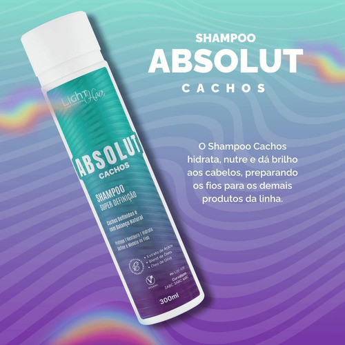 Kit Shampoo E Condicionador Absolut Cachos - Light Hair