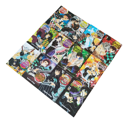 Kit Demon Slayer Kimetsu Volume 1 2 3 4 5 6 7 8 9 10 12 13 (Usado)