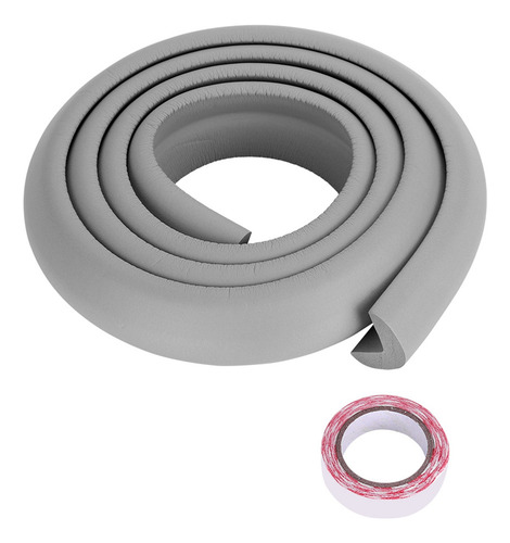 . Barra Protectora Gris For Bebés, Borde De Mesa De Goma De