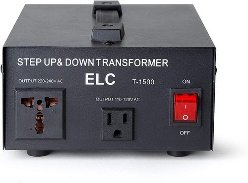 Elc 1500w Convertidor De Voltaje Elc, Arriba/abajo 110v/220v