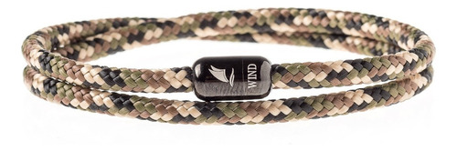 Wind Passion Pulsera De Cuerda Náutica Cierre Magnético Color Camo Army Talla S