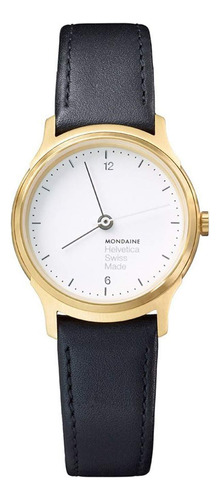 Mondaine Mens Helvetica No1 Acero Inoxidable De Cuarzo Y Rel