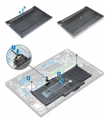 Batería Dell F3ygt. Latitude 7490, 7480, 7280, 7290, 7380