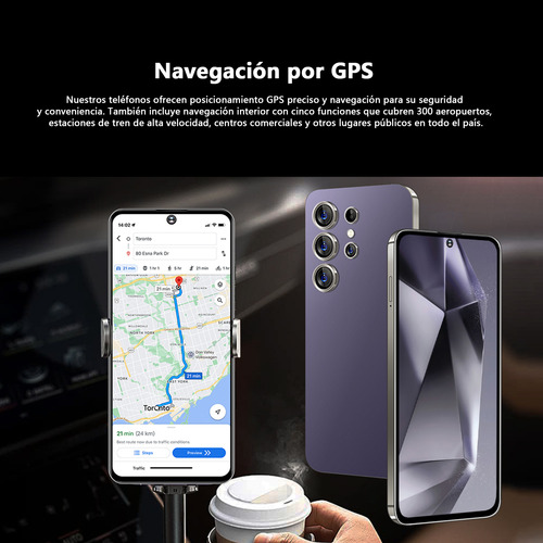 Teléfonos Inteligentes Android Baratos S24 Ultra 6.6 Pulgadas Ram1gb Rom16gb Dorado