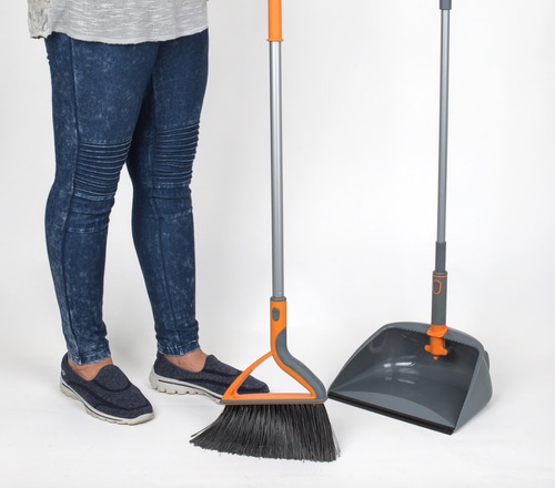 Escoba Con Pala Aeropuerto Plegable Marca Casabella