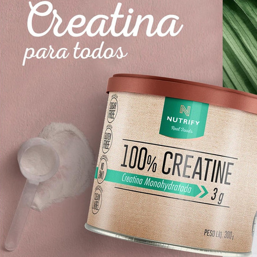 Kit 2x 100% Creatine - Creatina Monohidratada - Nutrify 300g