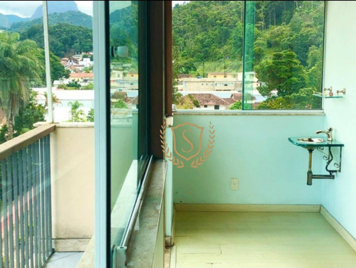 Imagem 4 de 16 de Cobertura Com 3 Dormitórios À Venda, 156 M² Por R$ 600.000,00 - Vale Do Paraíso - Teresópolis/rj - Co0027