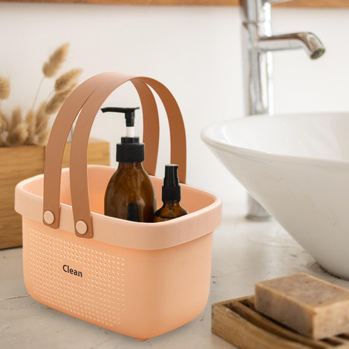 Ducha Tote Ducha Bins Organizador Para Dormitorio Rosa