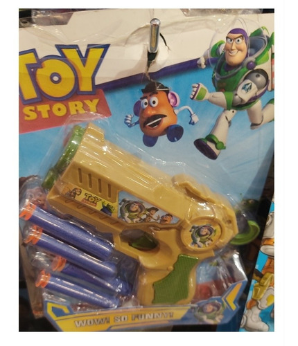 Toy Story Lanza Dardos Pistola Nueva