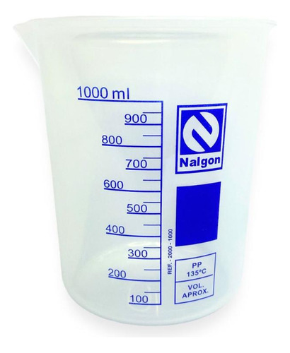 Copo Dosador Graduado Plástico Com Bico 1000ml