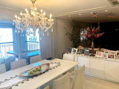 Apartamento Alto Padrão Em Condomínio Resort, Com 3 Suítes À Venda, 177 M² Por R$ 1.950.000 - Campestre - Santo André/sp - Ap1551