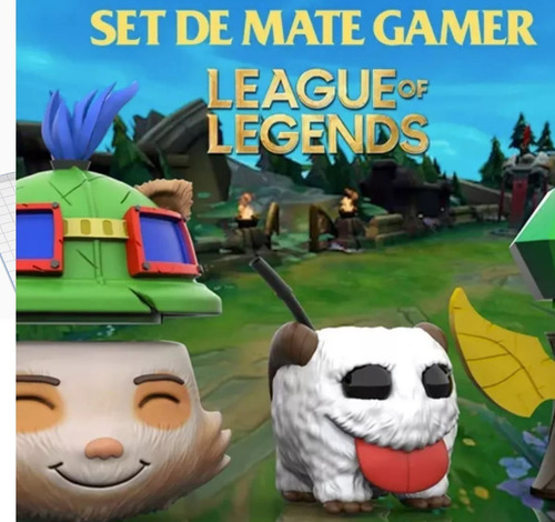 Mate League Of Legends Set Lol Archivo Stl Impresora 3d