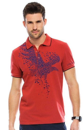 Playera Polo Hombre Armani Exchange Original Aguila Pedazos