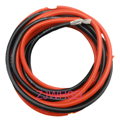 12 Awg 10 Pies Calibre De Alambre De Silicona Flexible Trenz