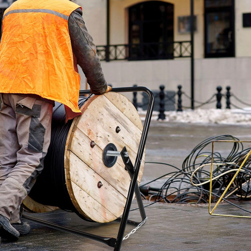Porta-carrete Caddy Cable Coaxial Ftth Drop