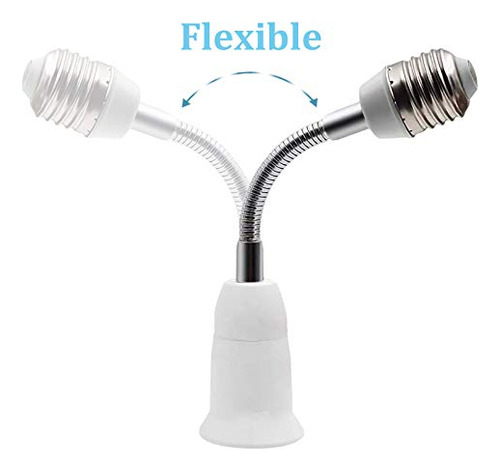 Adaptador De Bombilla Extensor De Enchufe E26 A E26, All Di