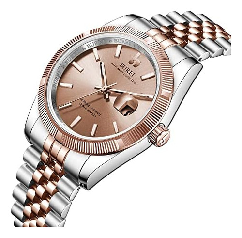 Burei Reloj De Lujo Clásico Para Hombre Reloj De Máquina Res