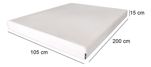 Colchón Comprimido 1,5 Plazas 105x200 A15 Espuma Memory Foam