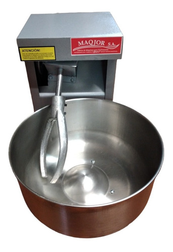 Amasadora Industrial 20 Kg Maqjor Bowl Acero Con Reductor