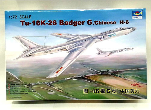 Avión Tupolev Tu-16 Badger 1/72 Trumpeter