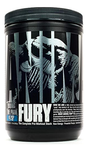 Animal Fury - Suplemento En Polvo Preentrenamiento Para Ener