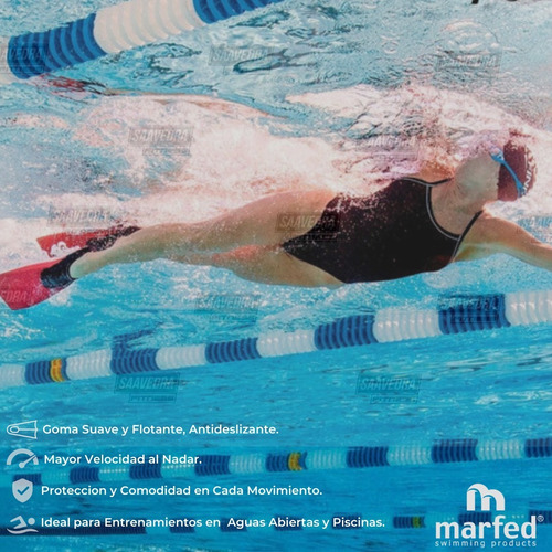 Imagen 4 de 7 de Aleta Profesional Pata De Rana Larga Buceo Natacion +estuche