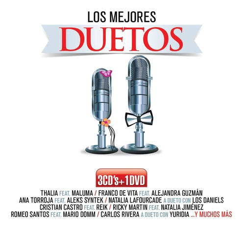 Los Mejores Duetos 2016, 3cds + Dvd Nuevo Y Sellado