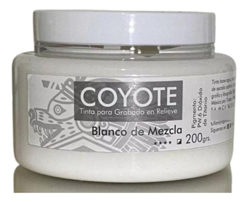 Tinta Para Grabado Coyote, Presentación De 200 Gramos