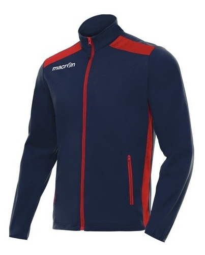 Campera Deportiva Nixi- Azul Y Rojo - Macron-