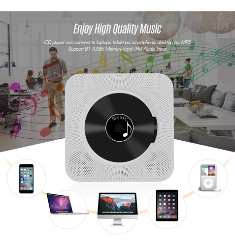 Imagen 6 de 10 de Reproductores De Cd Montados En La Pared Con Pantalla Led