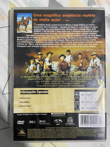 Dvd: Sete Homens E Um Destino 2 - Yul Brynner